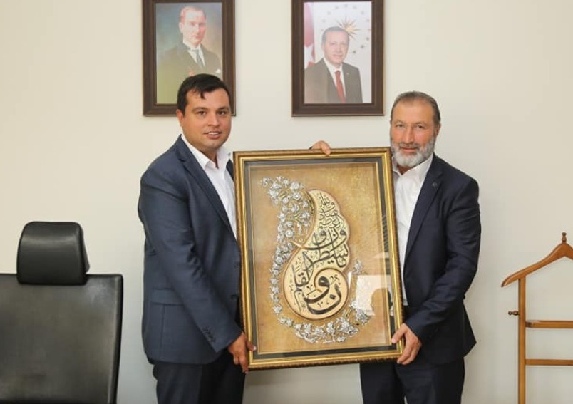 Genel Başkanımız Ömer YILMAZ ve Genel Başkan Vekilimiz Murat ÜNAL, UŞAK Belediye Başkanı Mehmet ÇAKIN’ı Makamında Ziyaret Ettiler.