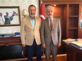 Ankara Büyükşehir Belediye Başkanımız Sayın; Mustafa TUNA ile makamında bayramlaştık.