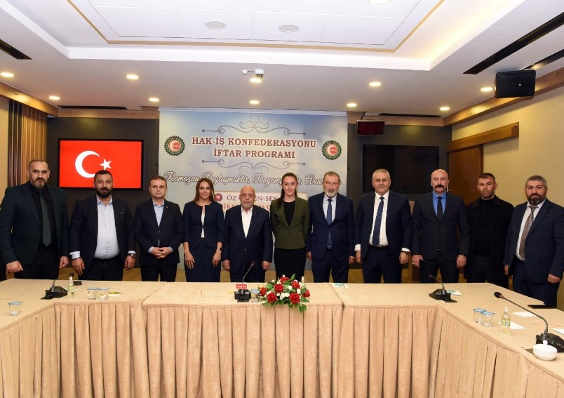 HAK-İŞ Konfederasyonu iftar programına, Genel Yönetim, Denetim ve Disiplin Kurulu üyelerimiz katıldılar.