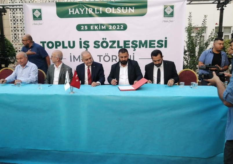 Osmaniye Belediyesi İmar A.Ş’de  Toplu İş Sözleşmesi Sevinci.